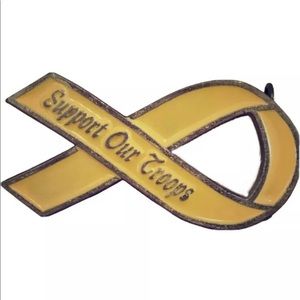 Support Our Troops Belt Buckle USMC USAF USN USA